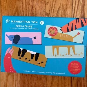 Paws & Claws Kids Animal Matching Game - Manhattan Toy